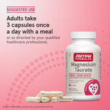 Jarrow Formulas Magnesium Taurate bottle top view