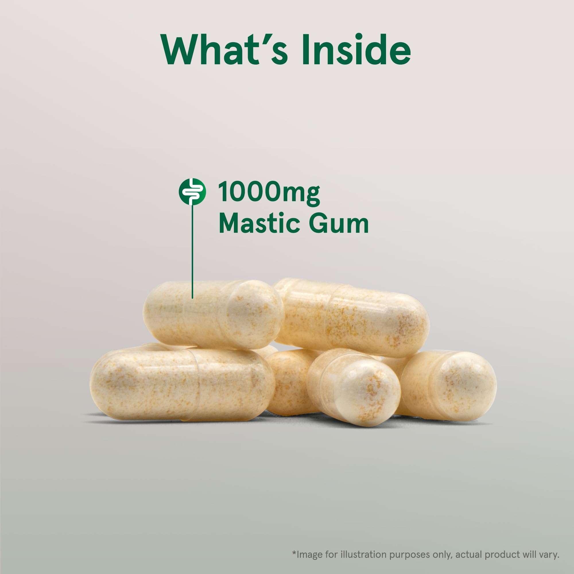 Jarrow Formulas Mastic Gum 1000 mg Veggie Capsules packaging
