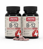 Jarrow Formulas Methyl B-12 5000mcg chewable tablets front view