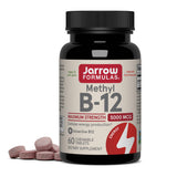 Jarrow Formulas Methyl B-12 5000mcg chewable tablets front view