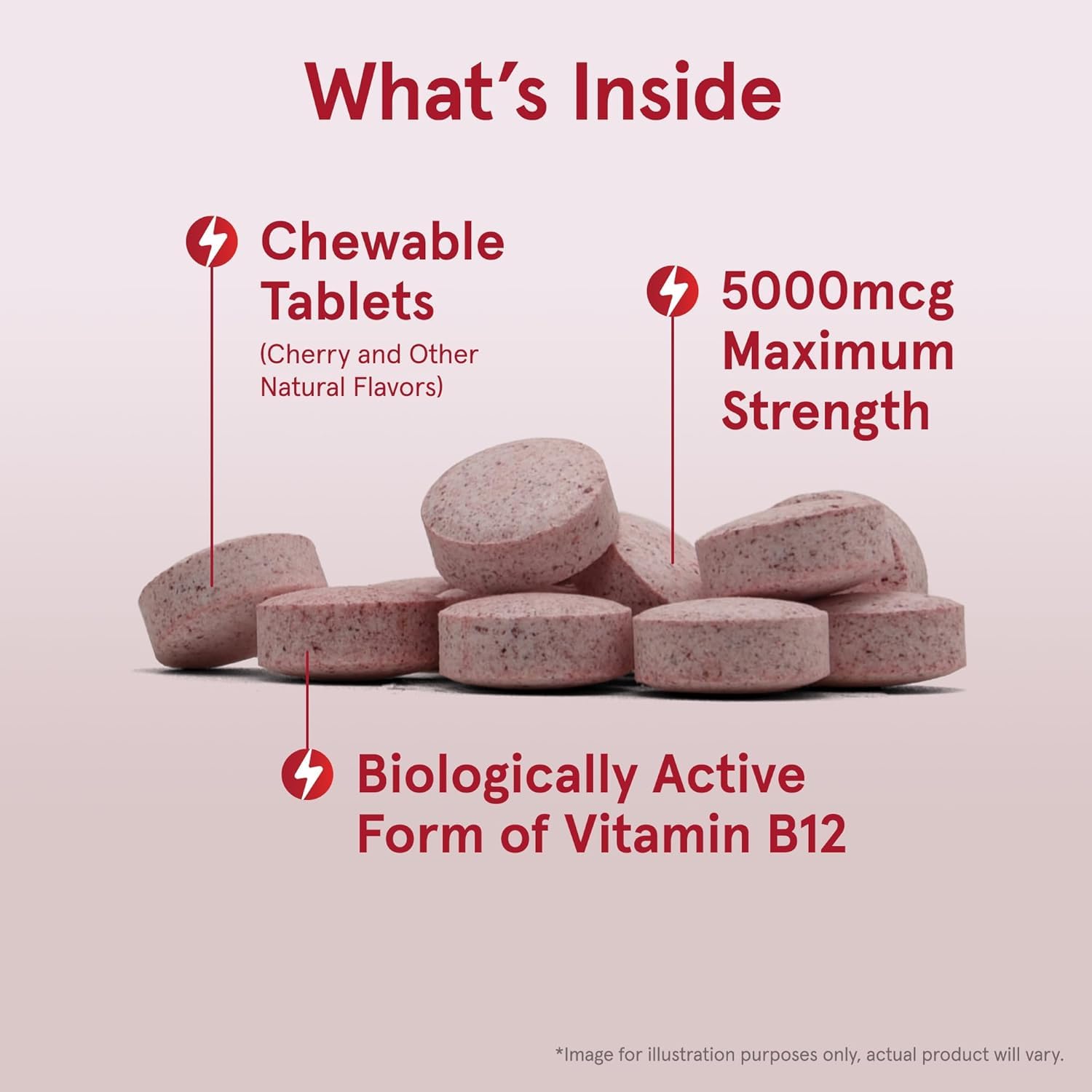 Jarrow Formulas Methyl B-12 5000mcg chewable tablets packaging