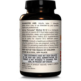 Jarrow Formulas Methyl B-12 Chewable Tablets with a glass of water