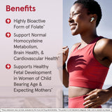Jarrow Formulas Methyl Folate 1000 mcg capsule back view