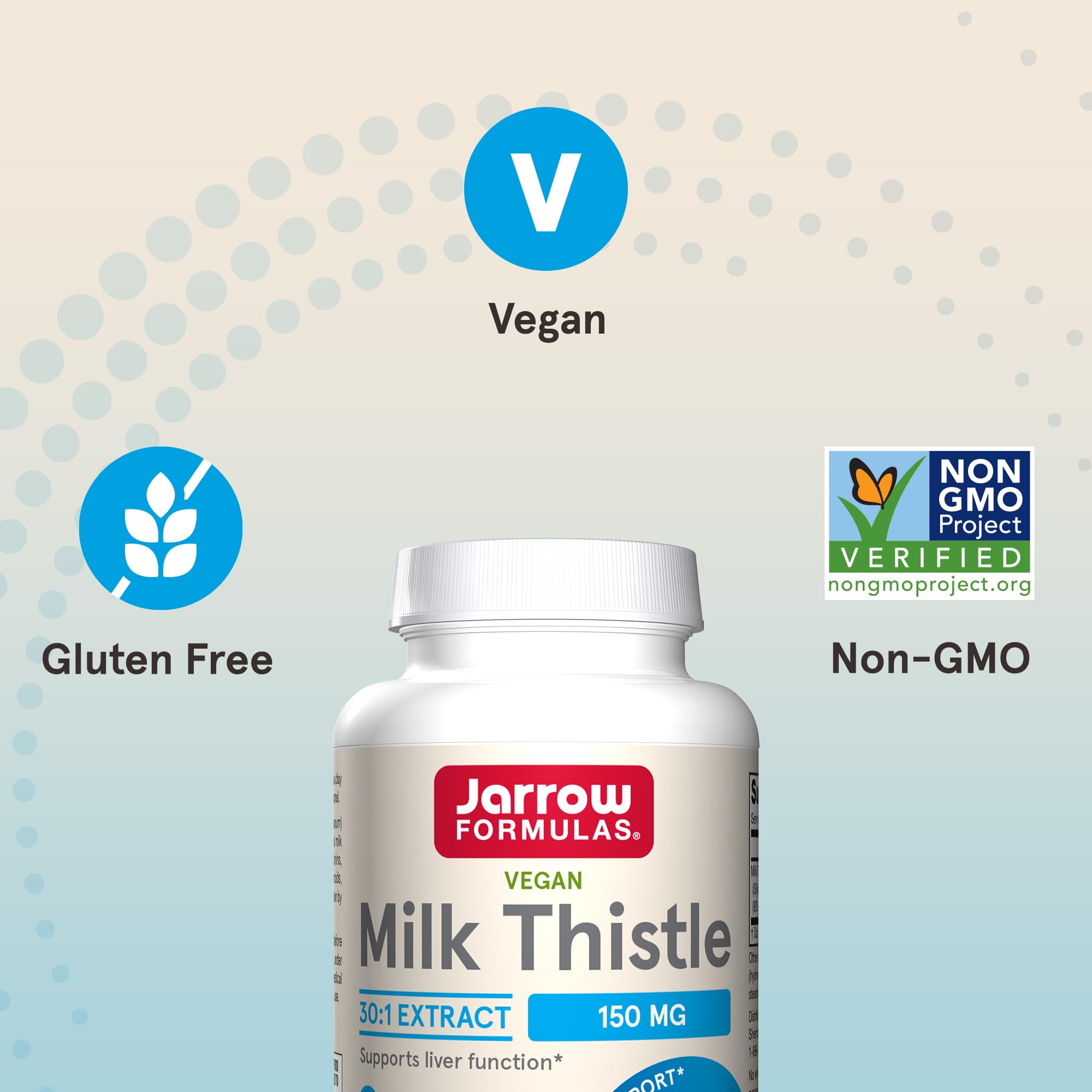 Jarrow Formulas Milk Thistle Supplement ingredients list