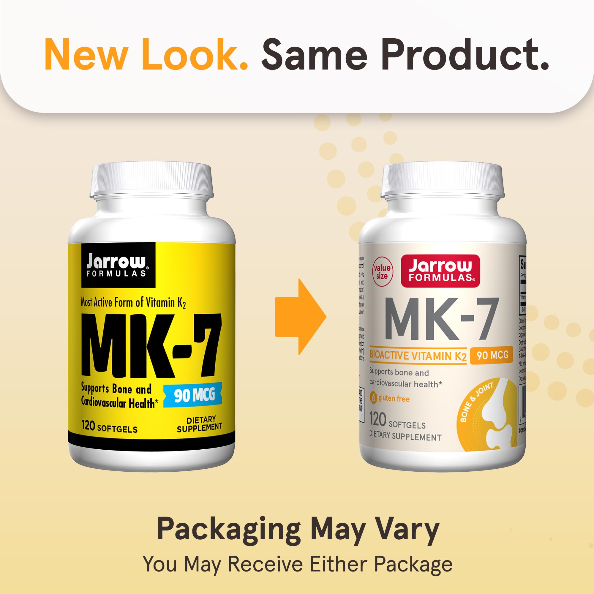 Jarrow Formulas MK-7 Vitamin K2 Supplement softgel close-up