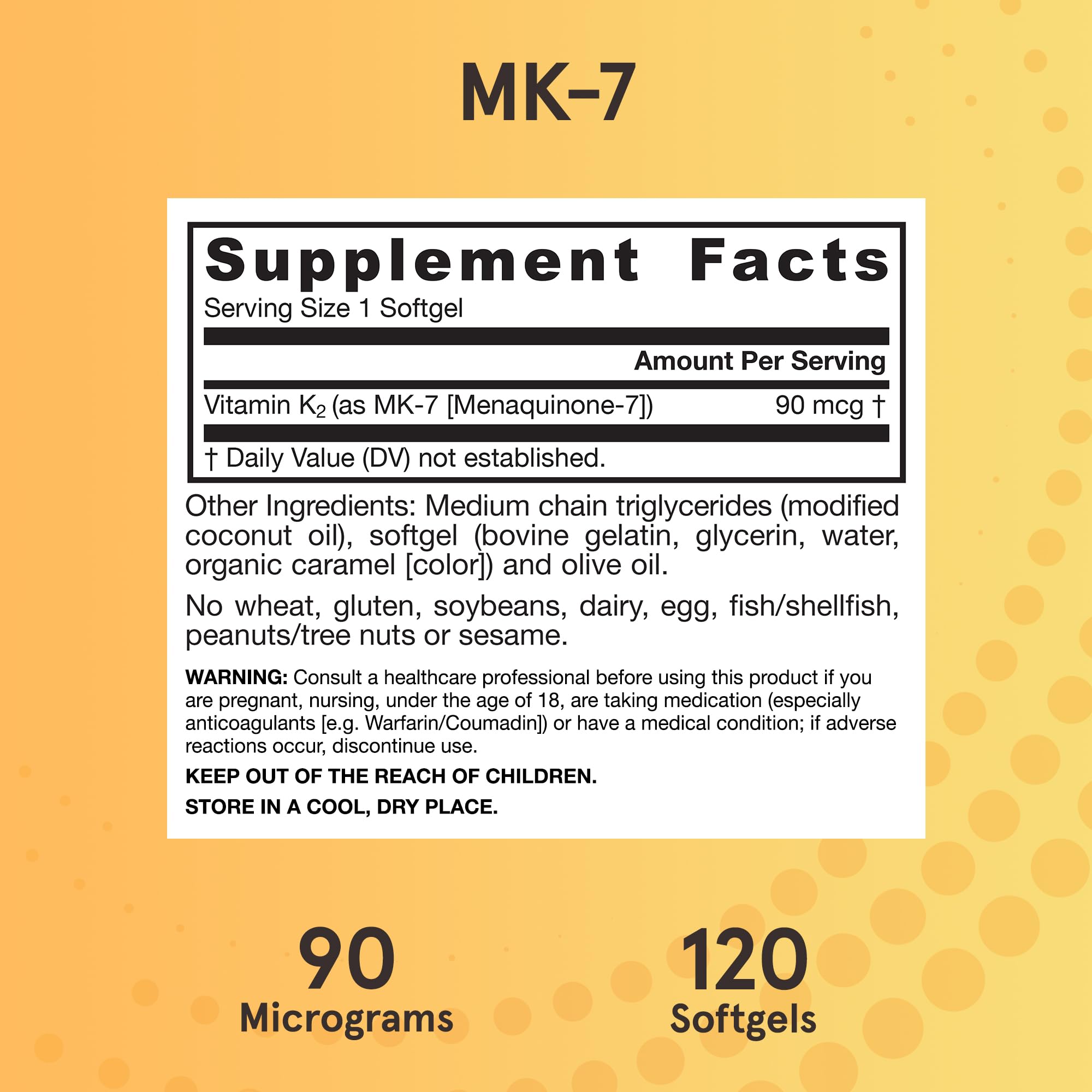 Jarrow Formulas MK-7 Vitamin K2 Supplement softgels in hand