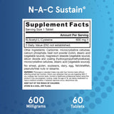 Jarrow Formulas NAC Supplement 600mg on a kitchen counter