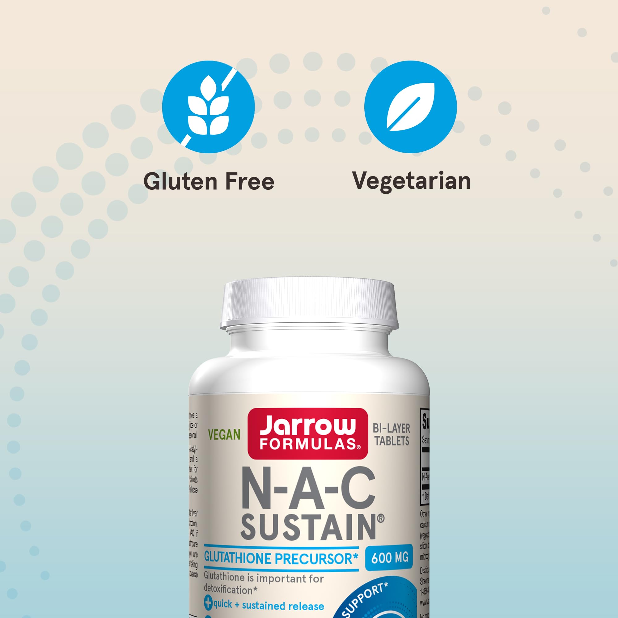Jarrow Formulas NAC Supplement 600mg with fruit juice