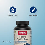 Jarrow Formulas Neuro Optimizer Capsules with a measuring spoon