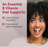 Jarrow Formulas Pantothenic Acid B5 500mg capsules on a wooden surface