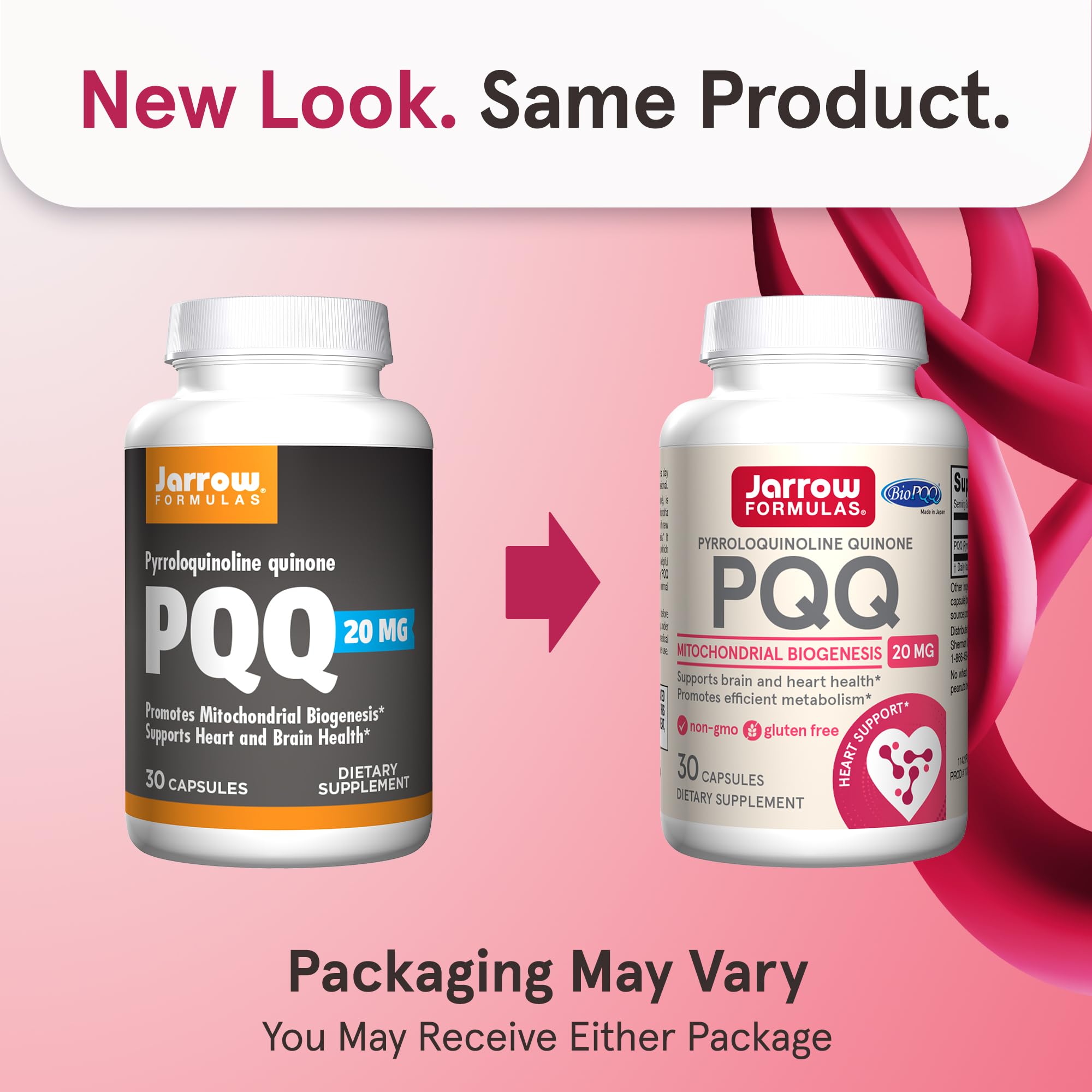 Jarrow Formulas PQQ Supplement bottle with label