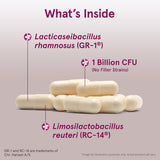 Jarrow Formulas Probiotic Capsules back view with dosage instructions