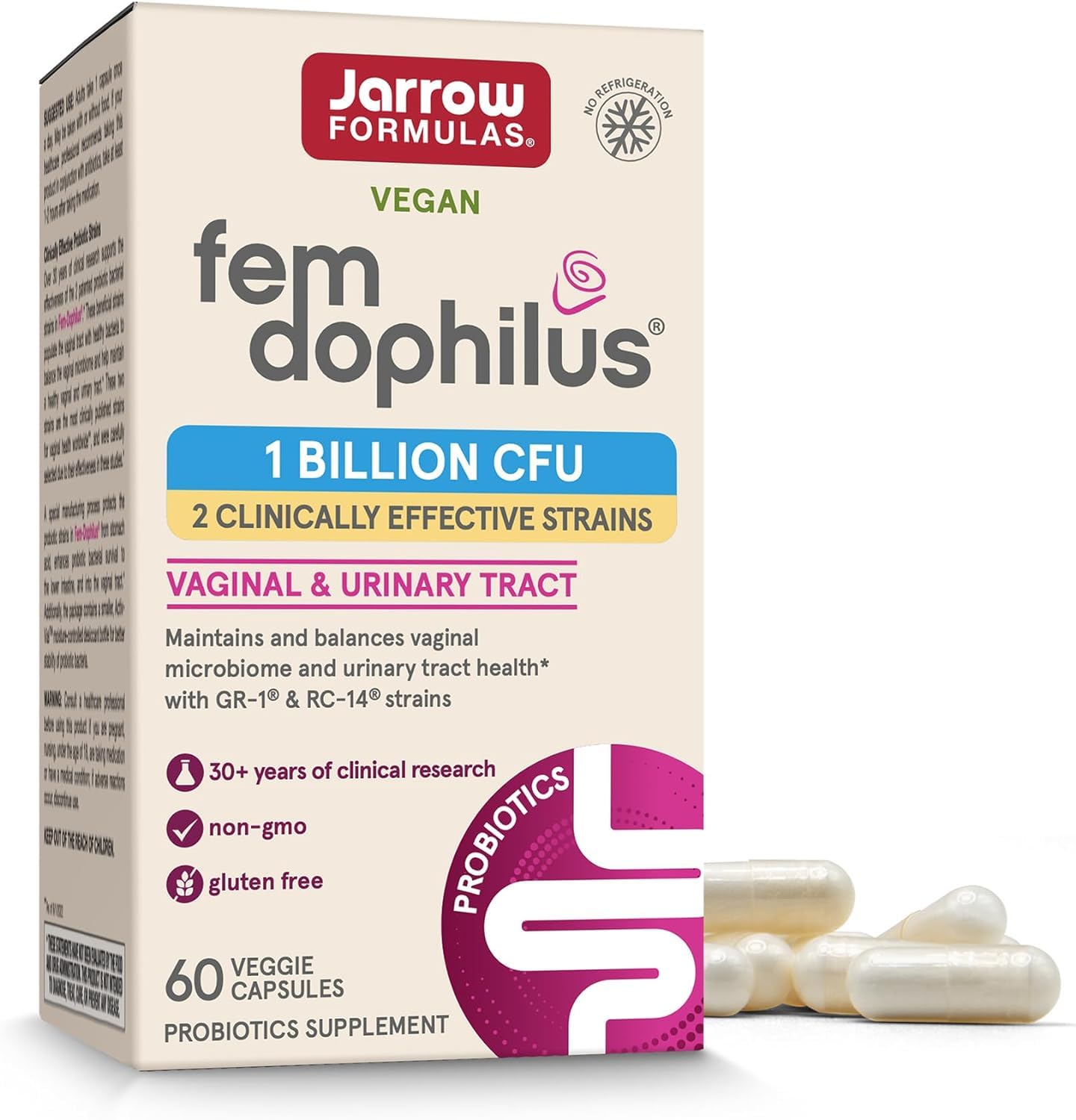 Jarrow Formulas Probiotic Capsules front view packaging