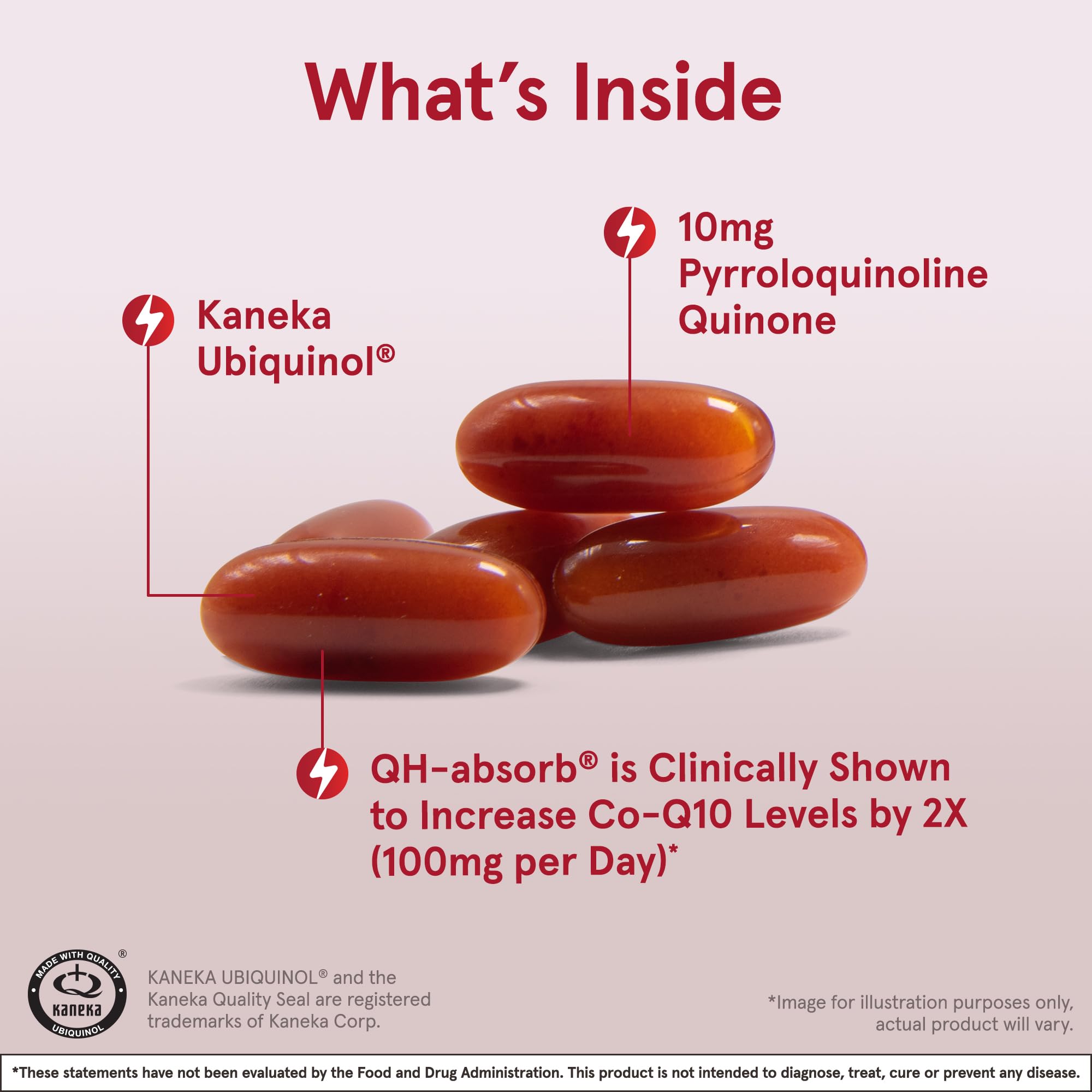Jarrow Formulas QH-absorb + PQQ Softgels packaging