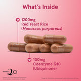 Jarrow Formulas Red Yeast Rice & CoQ10 Supplement packaging details