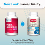 Jarrow Formulas S-Acetyl L-Glutathione 100mg capsules side view