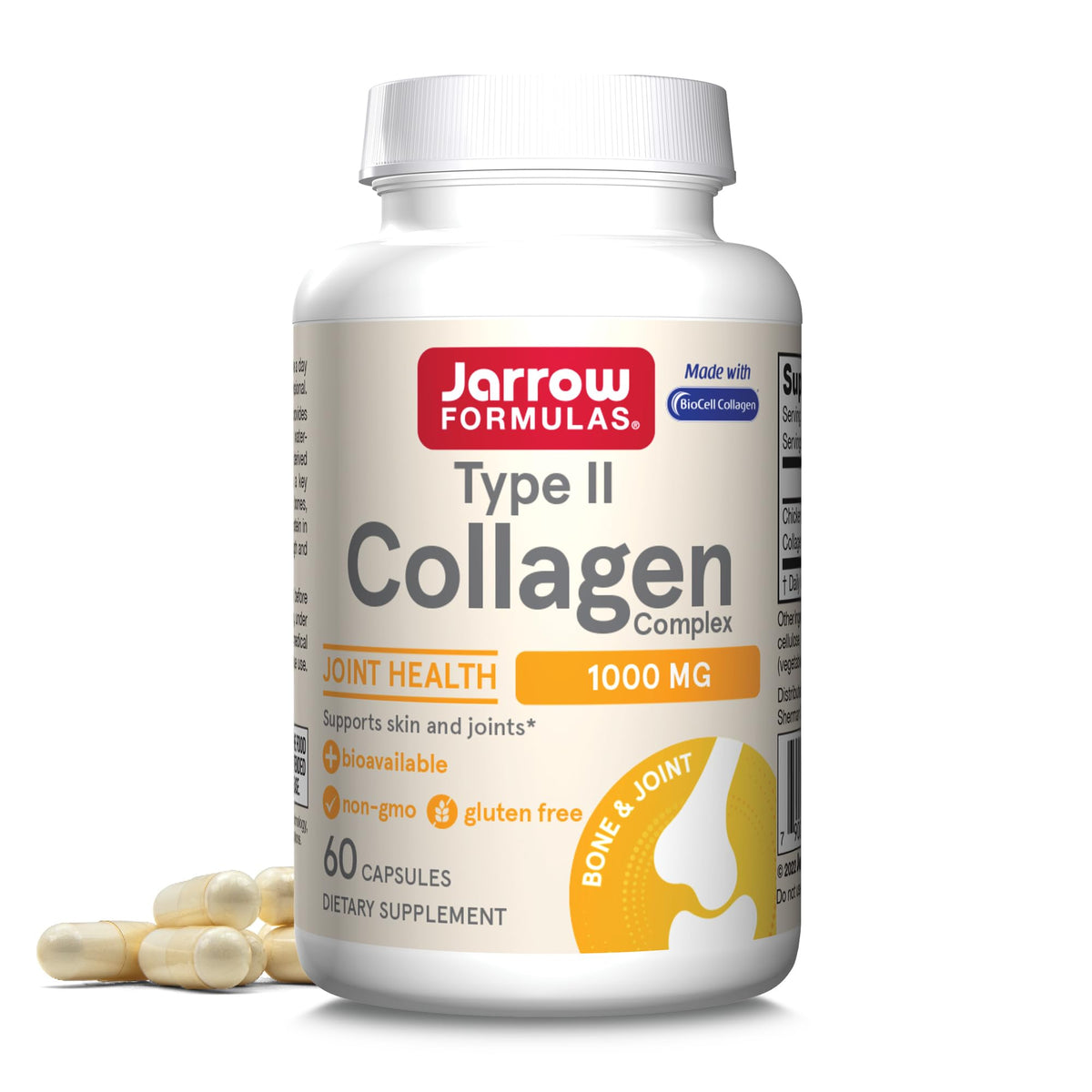 Jarrow Formulas Type II Collagen Complex 60g front view
