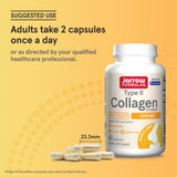 Jarrow Formulas Type II Collagen Complex 60g on a wooden table