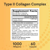 Jarrow Formulas Type II Collagen Complex 60g with a measuring spoon