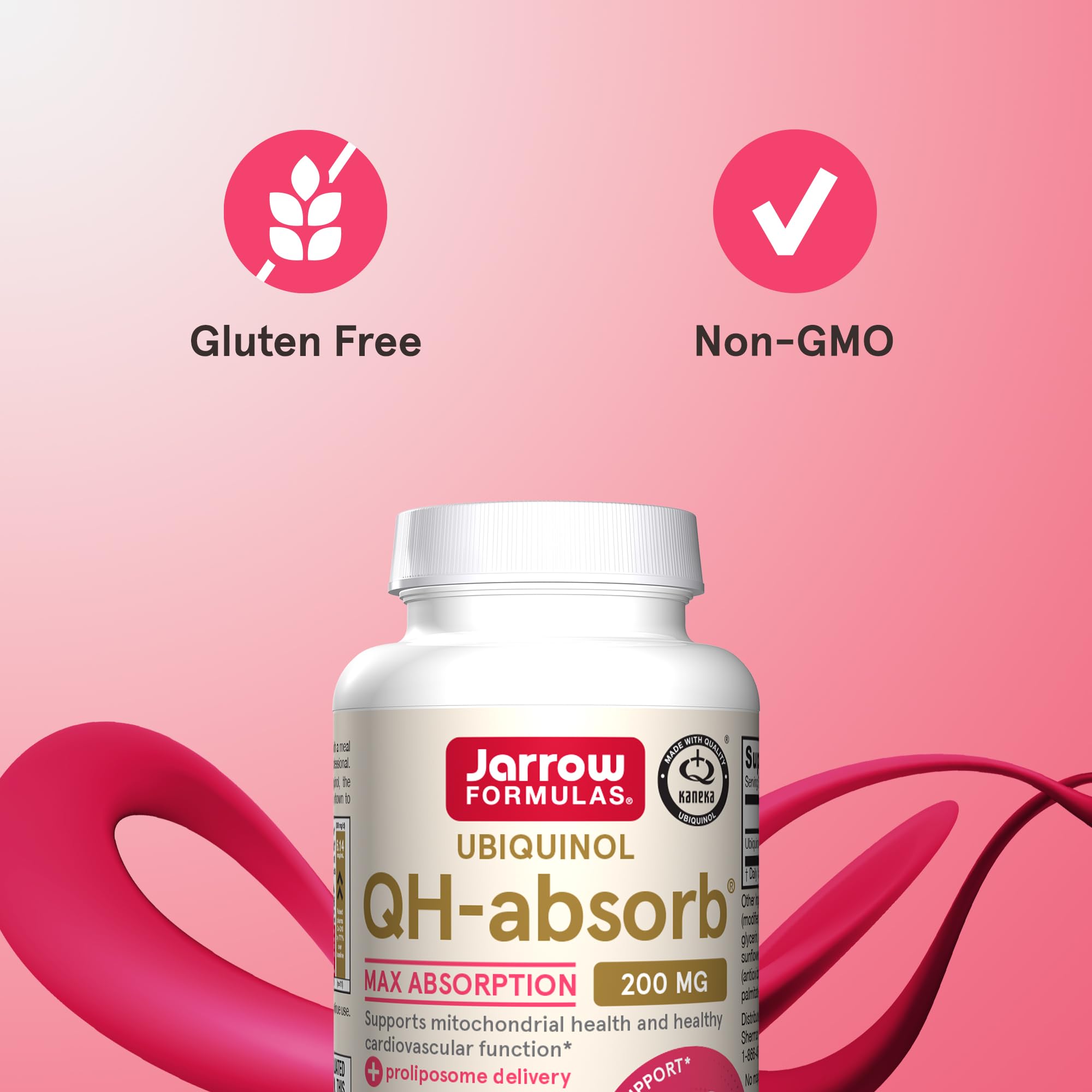 Jarrow Formulas Ubiquinol CoQ10 Softgels open bottle