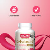 Jarrow Formulas Ubiquinol CoQ10 Softgels open bottle