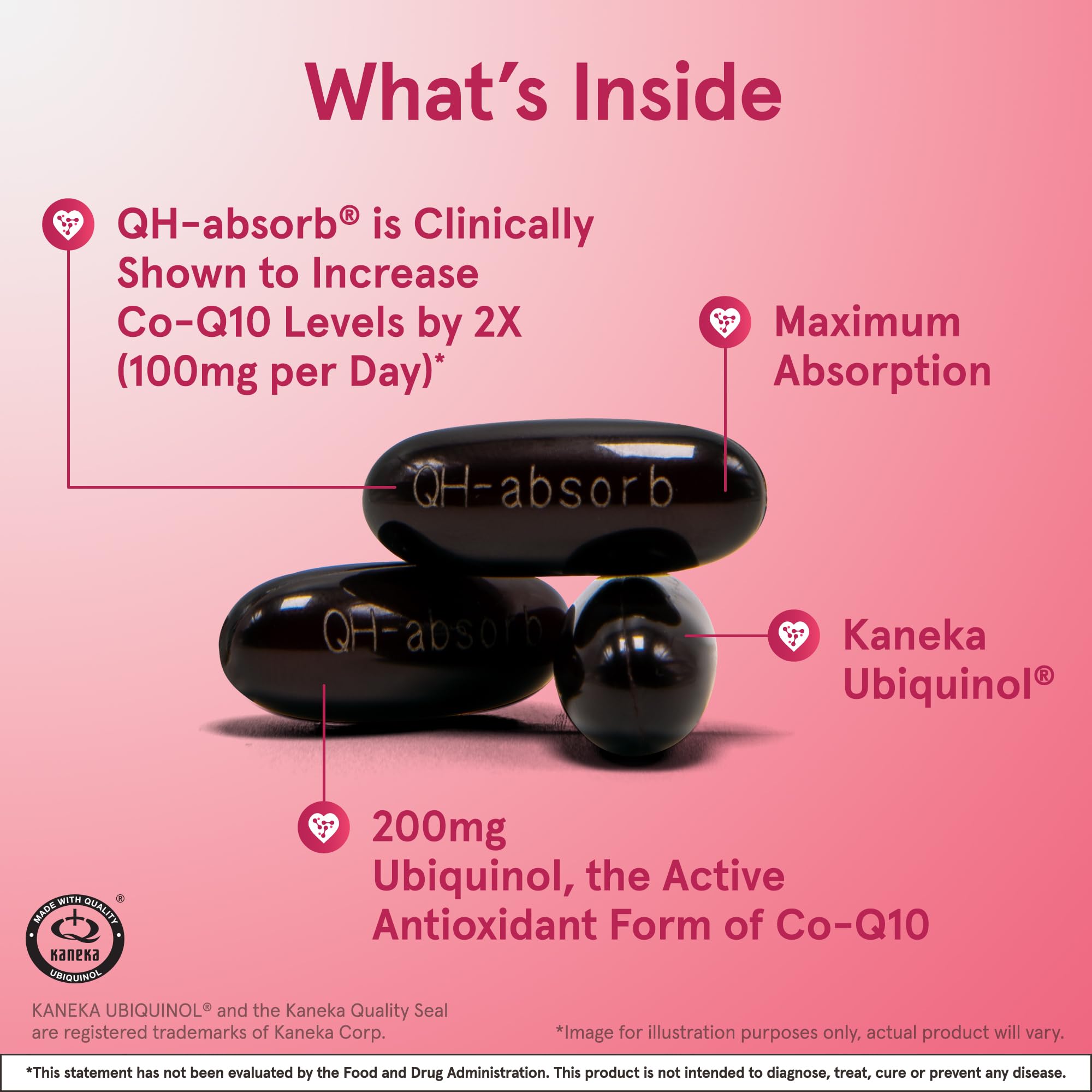Jarrow Formulas Ubiquinol CoQ10 Softgels side view