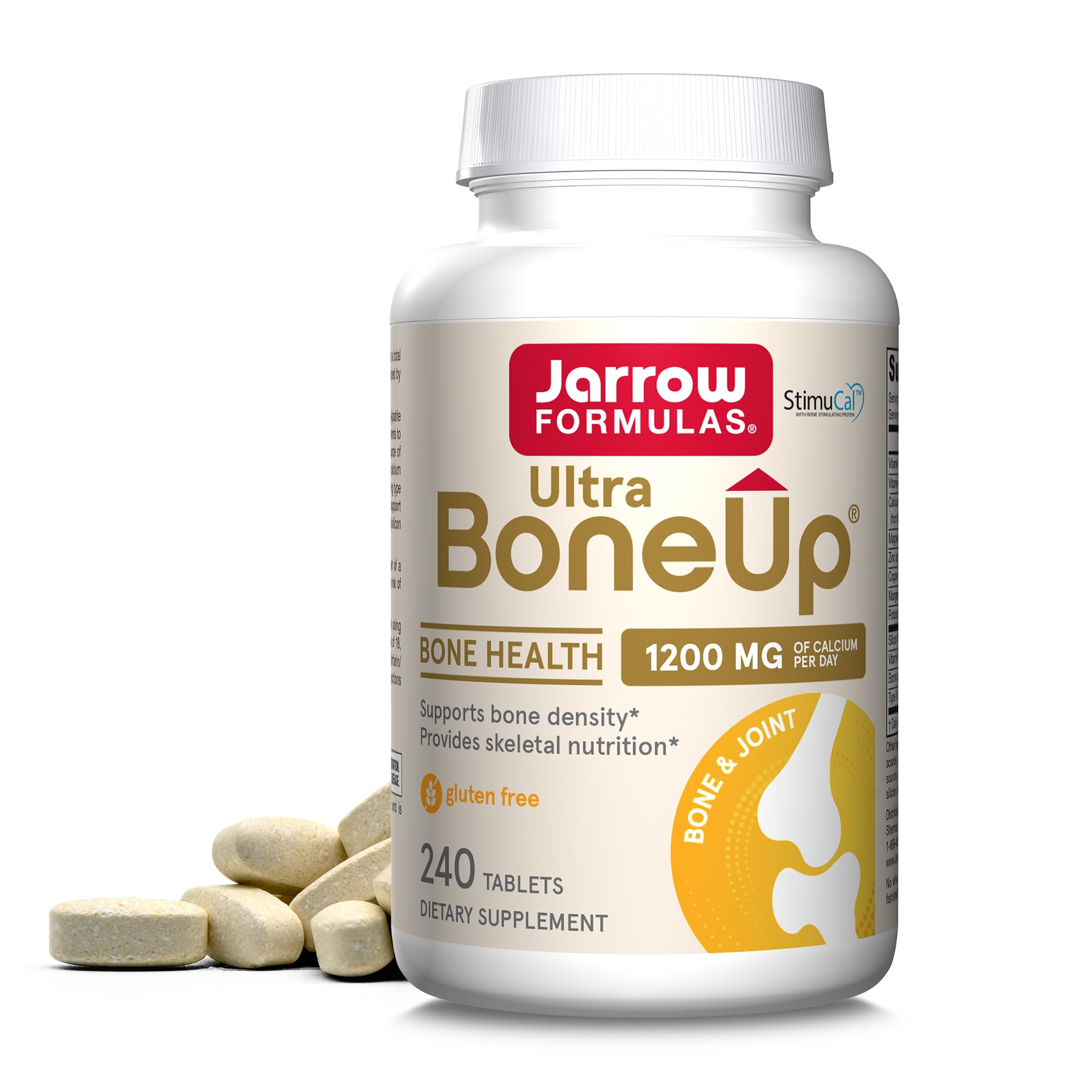 Jarrow Formulas Ultra BoneUp Calcium Supplement 95g front view
