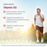 Jarrow Formulas Vitamin D3 Softgels 2500 IU with nutrition facts