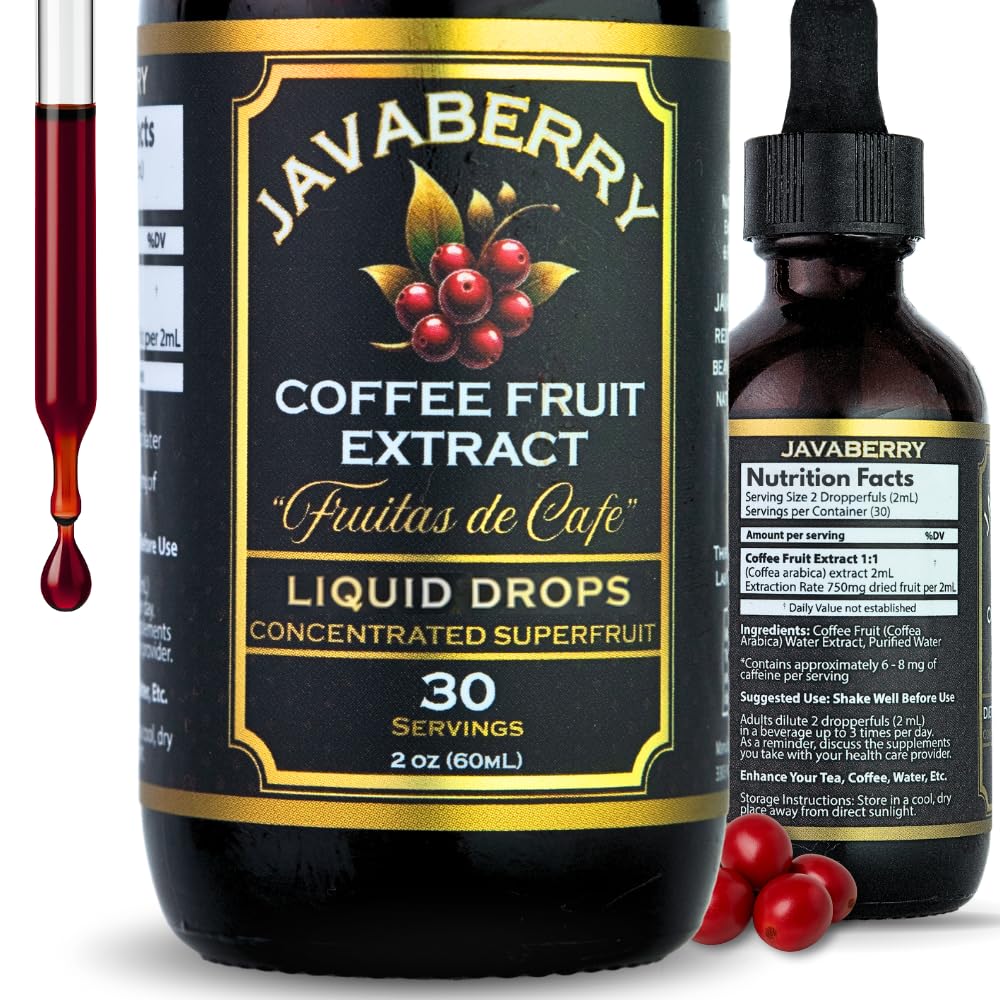 Javaberry Coffee Fruit Liquid Concentrate 60ml front view
