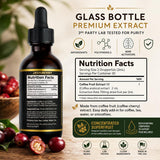 Javaberry Coffee Fruit Liquid Concentrate 60ml in a glass of water