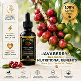 Javaberry Coffee Fruit Liquid Concentrate 60ml with coffee and smoothie