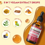 Javeriah Berberine with Ceylon Cinnamon 60ML bottle side view