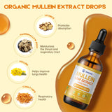 Javeriah Mullein Liquid Drops lifestyle scene with beverage