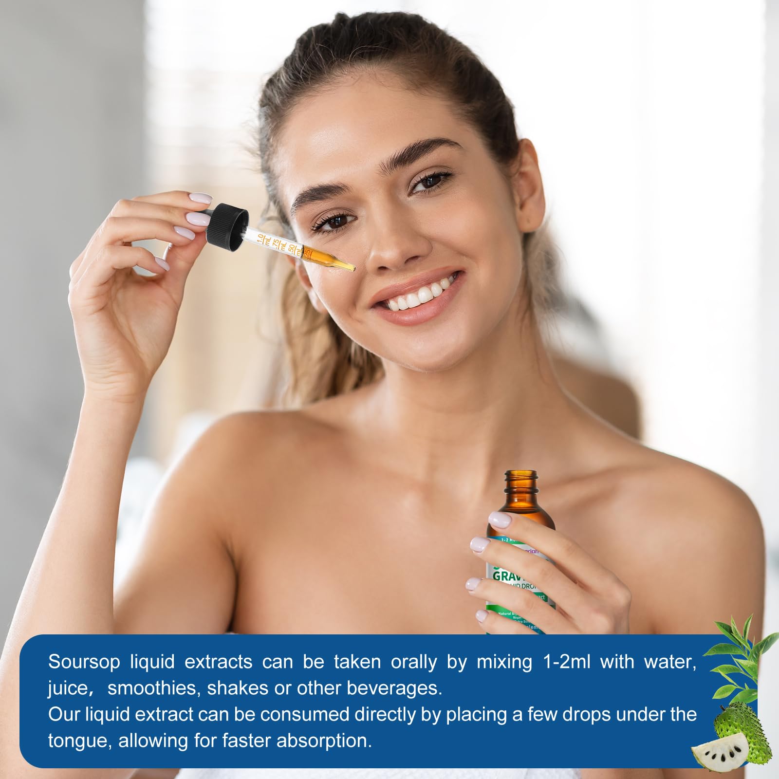 Javeriah Soursop Graviola Liquid Drops 60ML lifestyle scene