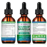 Javeriah Soursop Graviola Liquid Drops back label