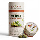 JAYAM Organic Moringa Leaf and Amla supplement front view