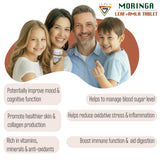 JAYAM Organic Moringa Leaf and Amla supplement in a natural setting