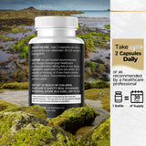 JB Wellness Co Black Seed Oil Sea Moss Capsules with ingredients list