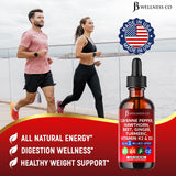 JB Wellness Co Cayenne Pepper Liquid Drop Supplement ingredients list