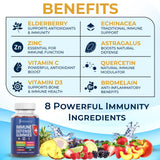 JB Wellness Co daily wellness Defense Capsules 100mg ingredients list