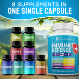 JB Wellness Co Elderberry Supplement capsule close-up