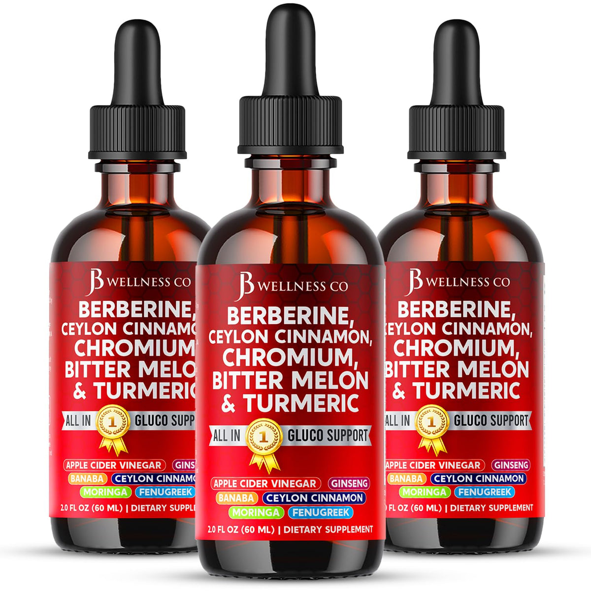 JB Wellness Co Gymnema Sylvestre Drops front view