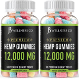 JB Wellness Co Hemp Gummies 390g front view