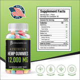 JB Wellness Co Hemp Gummies 390g tropical flavour