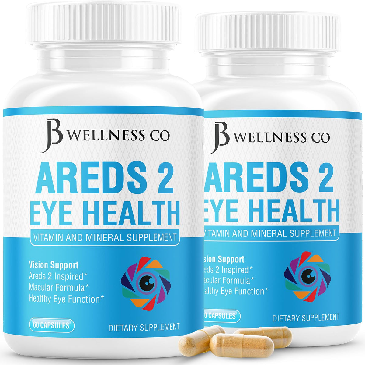 JB Wellness Co Lutein Eye Health Supplement front view