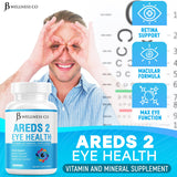 JB Wellness Co Lutein Eye Health Supplement label close-up