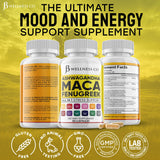 JB Wellness Co Maca Fenugreek Ashwagandha Supplement ingredients list