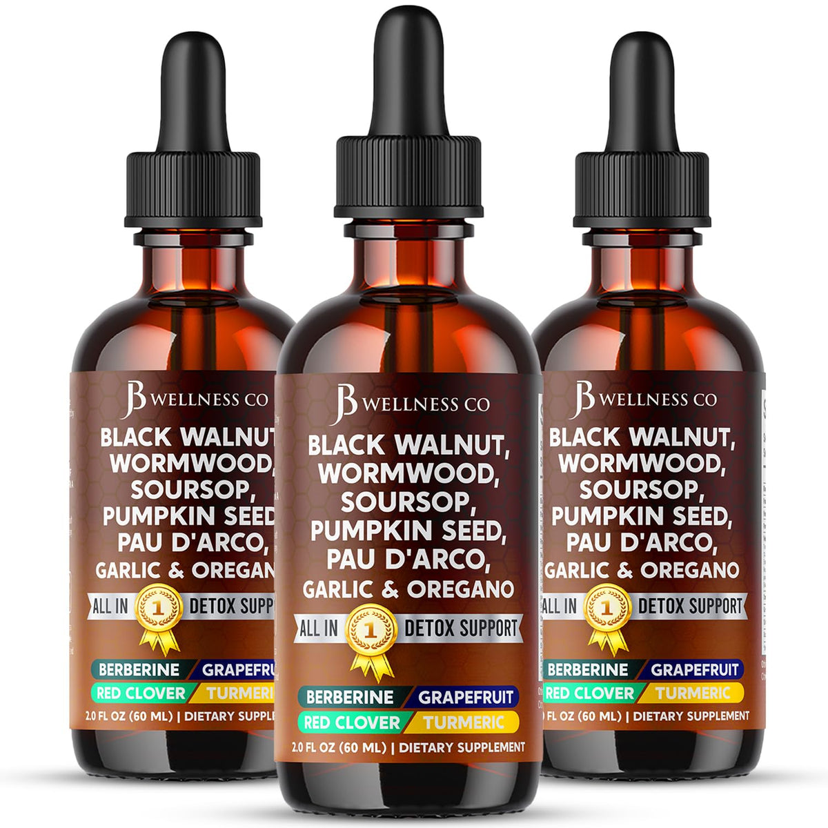 JB Wellness Co Neem Supplement front view with packaging