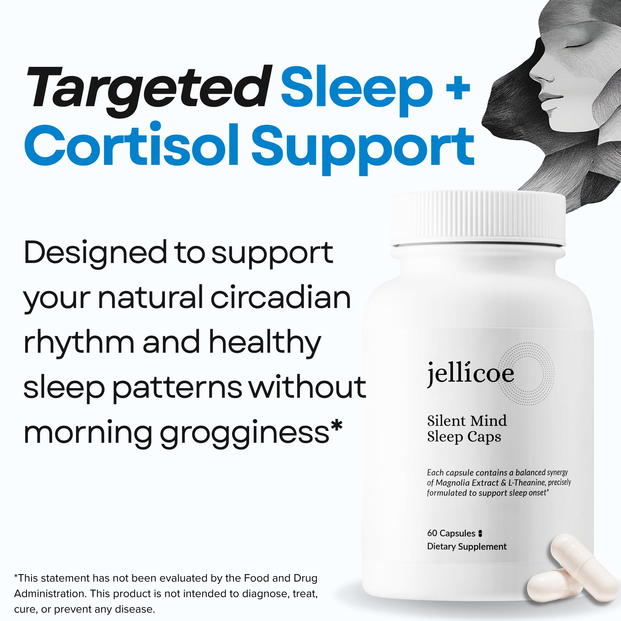 Jellicoe Silent Mind Sleep Caps capsules close-up