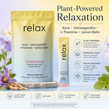 Jelly Tide Calming Drink Mix packaging with ingredients list